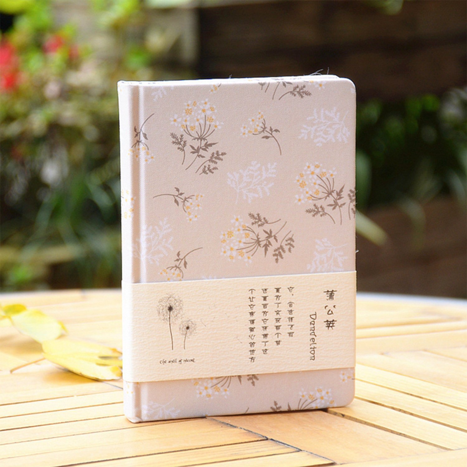 LABON Customizable Linen Blank Fabric Cover Journal Hardcover Notebook With Belly Band