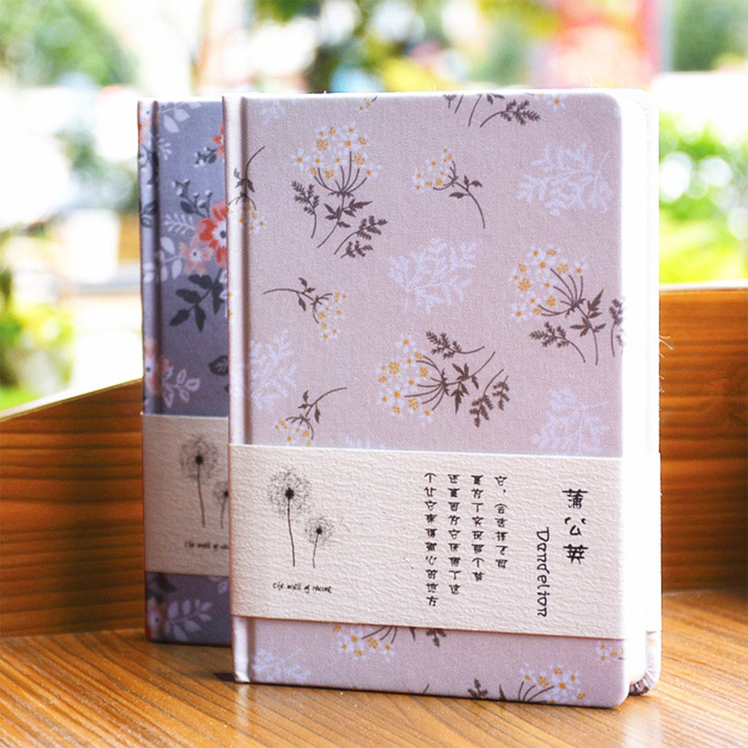 LABON Customizable Linen Blank Fabric Cover Journal Hardcover Notebook With Belly Band