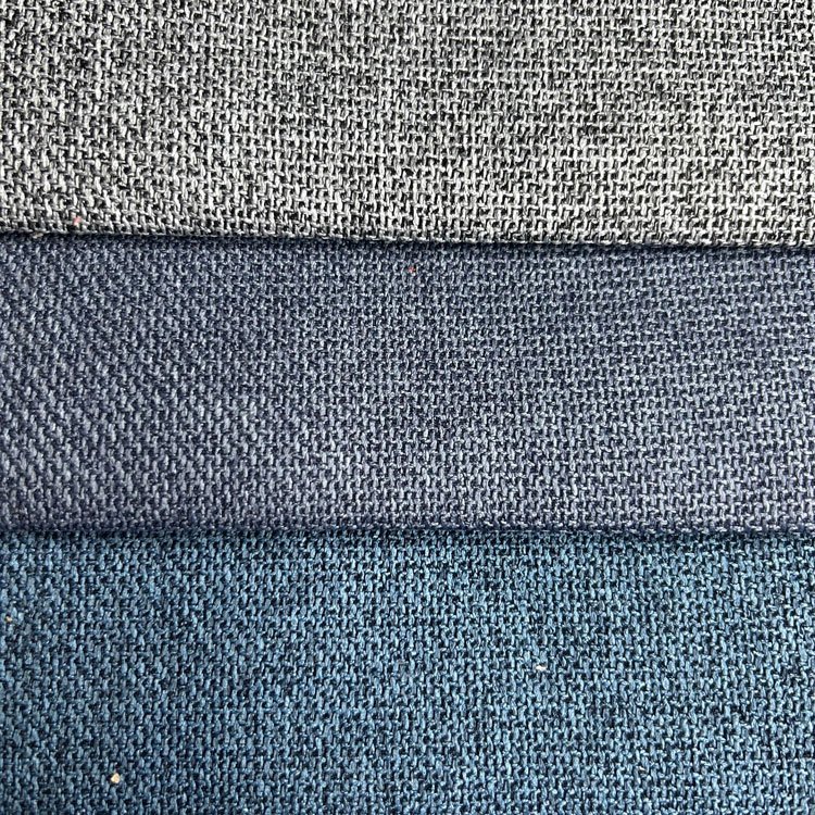Custom Sofa Linen Upholstery 100% Polyester Linen Like Fabric Linen Slub Fabric
