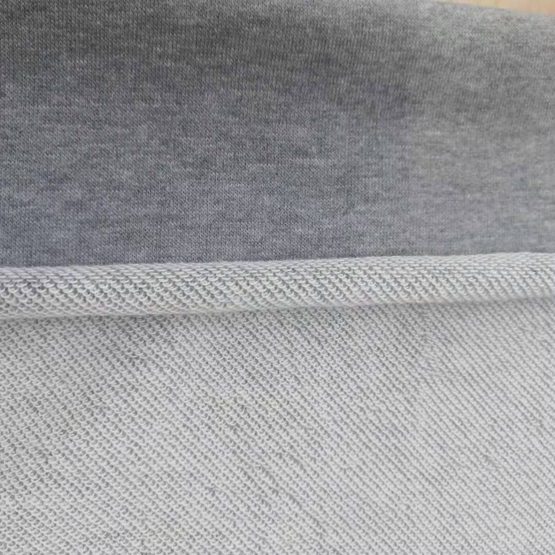 Factory Price Good Quality Cotton Polyester CVC Terry Knit Fabric For Hoodies and Home Textile