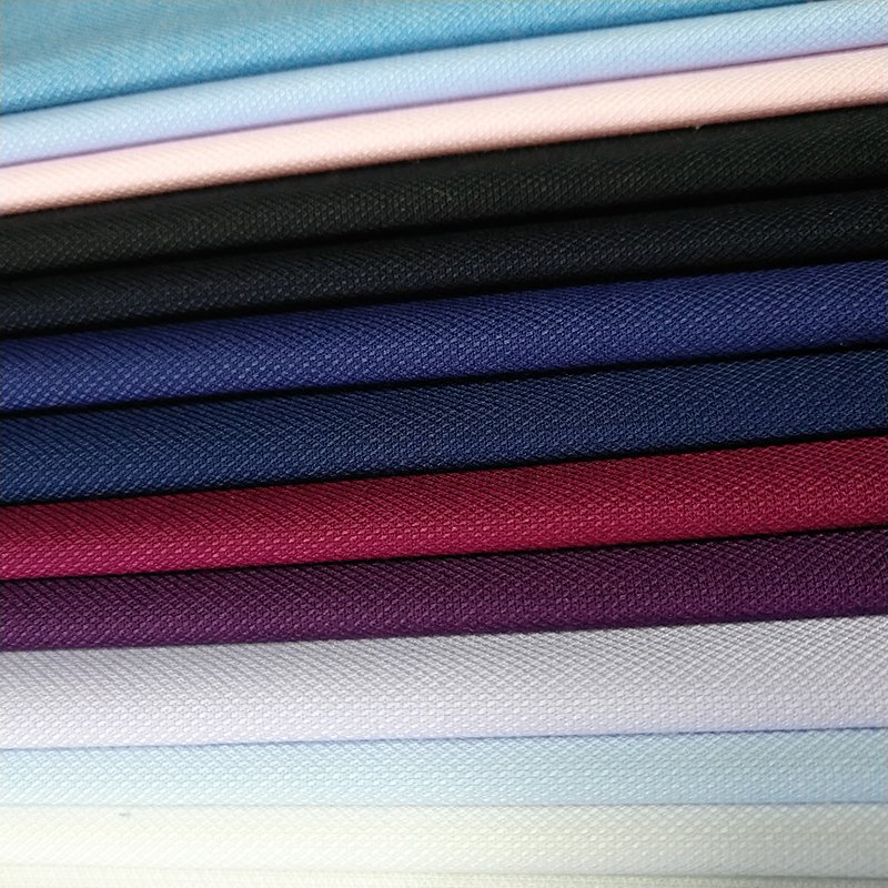 Solid 49.9% Bamboo 46.5% Poly 3.6% Spandex Organic Bamboo Polyester Woven Fabric For Shirt