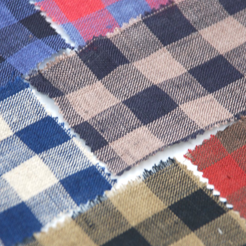 Stocklot cloth organic plaid seersucker hemp 100% linen yarn dyed check fabric for clothing
