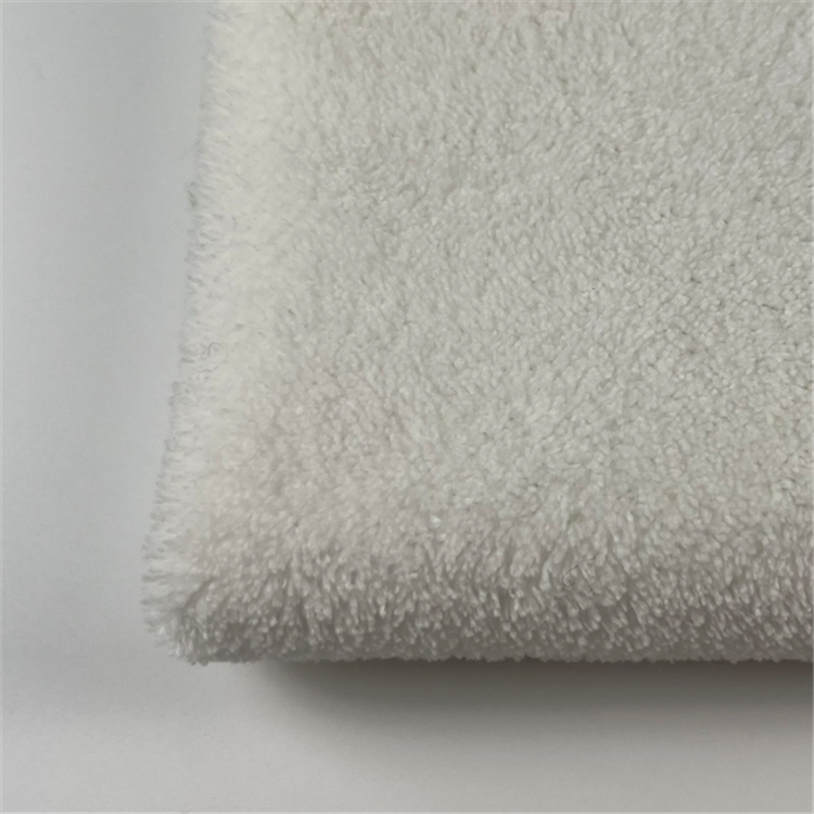 200gsm white polyester double side flannel coral fleece fabric
