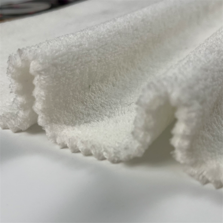 200gsm white polyester double side flannel coral fleece fabric
