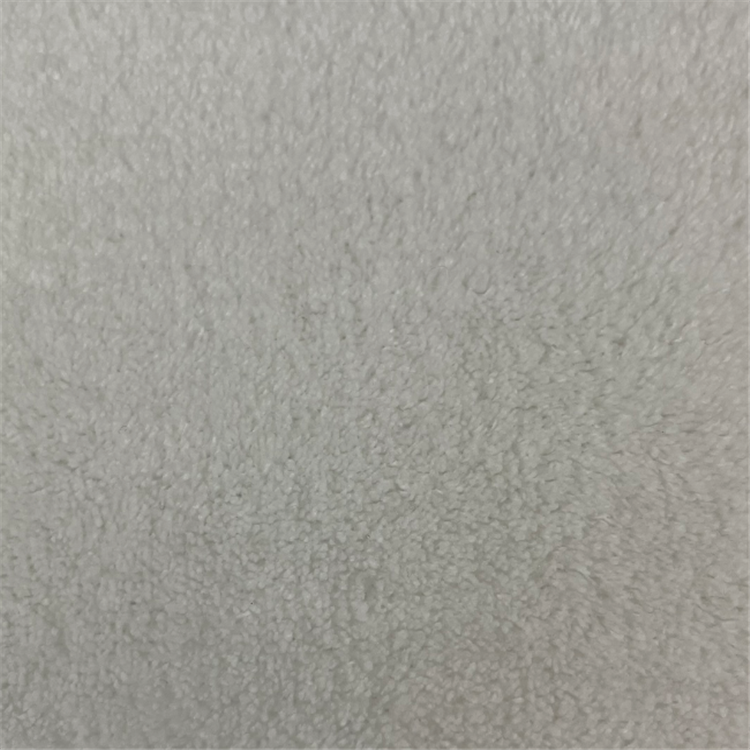 200gsm white polyester double side flannel coral fleece fabric