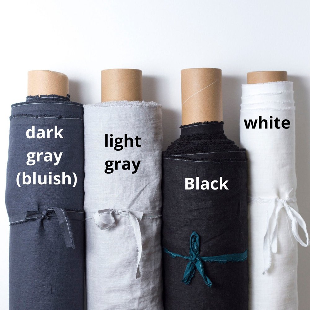 2024 Clothing High Quality Linen Fabric Wholesale 180g Weight 55%linen45%cotton