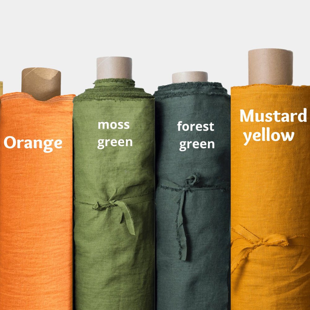 2024 Clothing High Quality Linen Fabric Wholesale 180g Weight 55%linen45%cotton