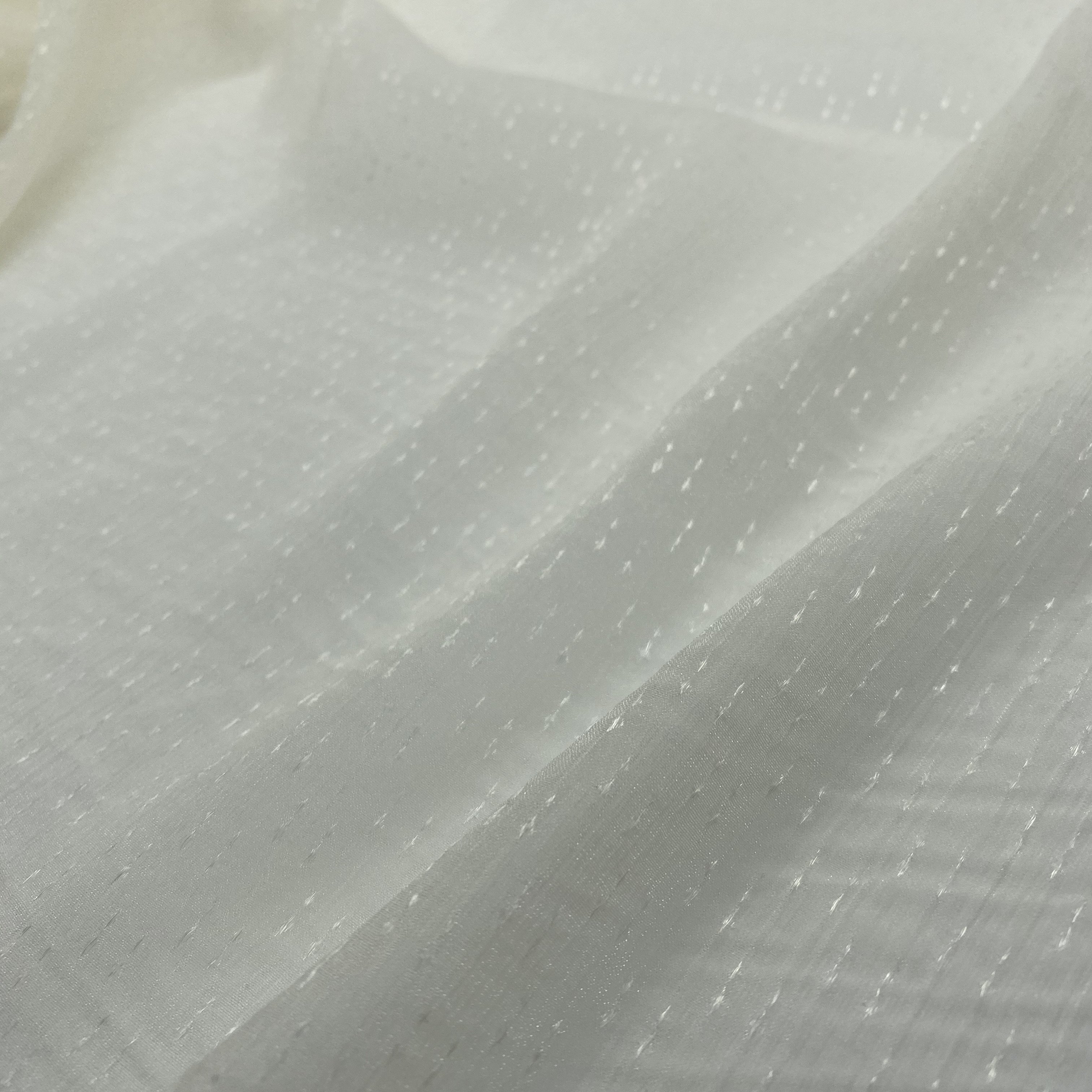HIgh fashion woven 100% polyester polyester jacquard chiffon fabrics for bridal wedding dress gown fabrics