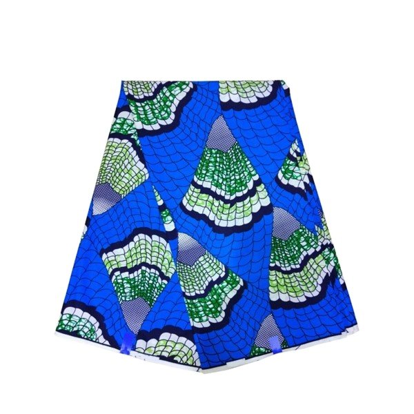 Custom design 100% Polyester Ankara Double Printed Wax Fabric
