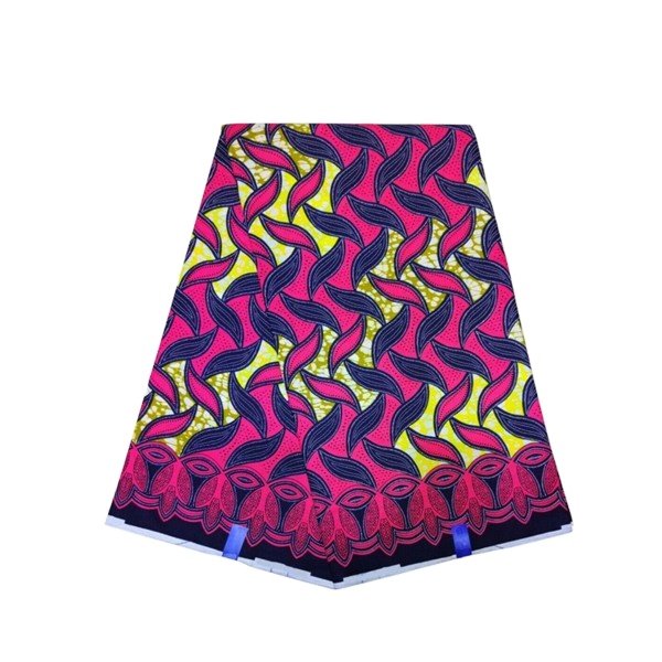 Custom design 100% Polyester Ankara Double Printed Wax Fabric