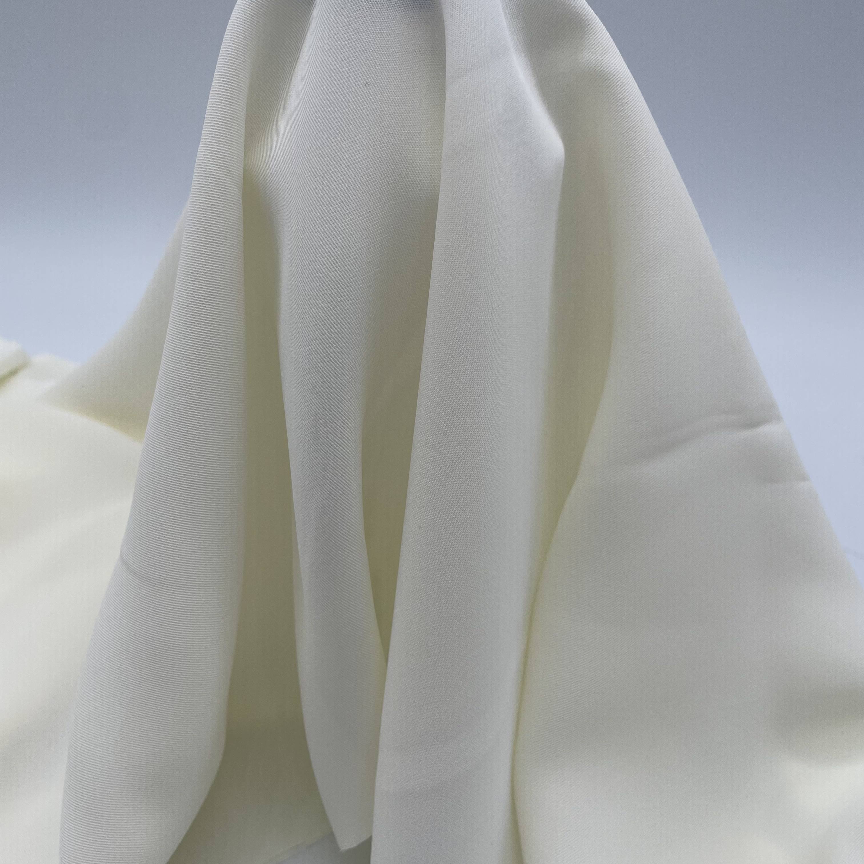 100% polyester fabric Arabic Thoughb fabric Muslim white clothing fabric