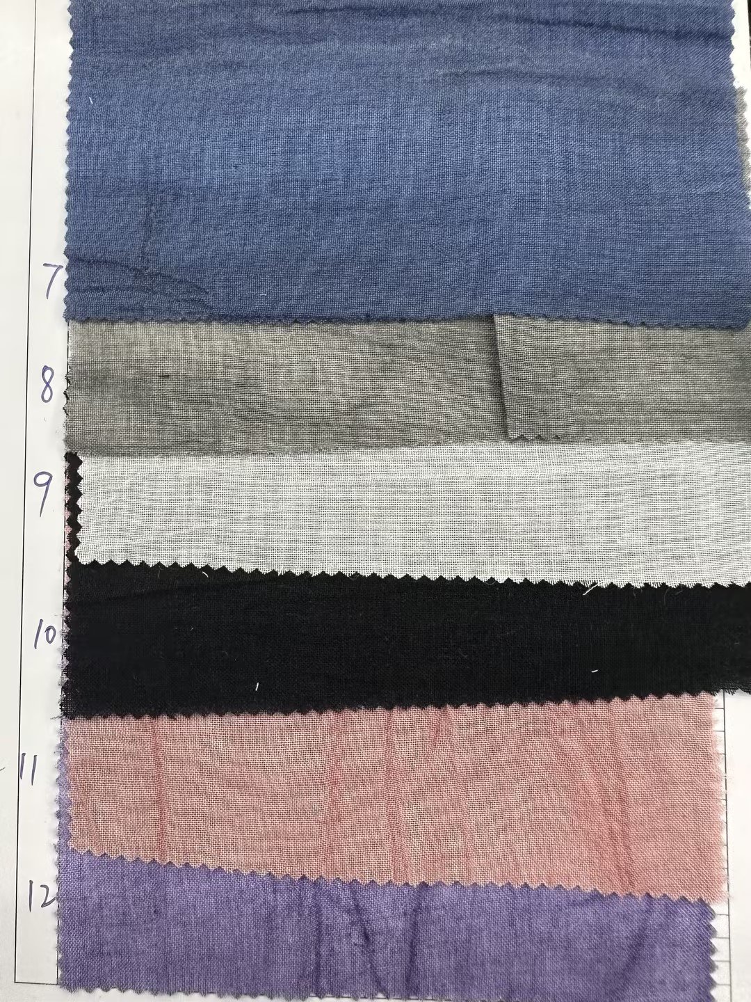 IN STOCK 60%Linen 40%Tencel Tiansi hemp fabric 4S*4S 85gsm Eco-friendly fabric Suitable for clothing, accessories, etc