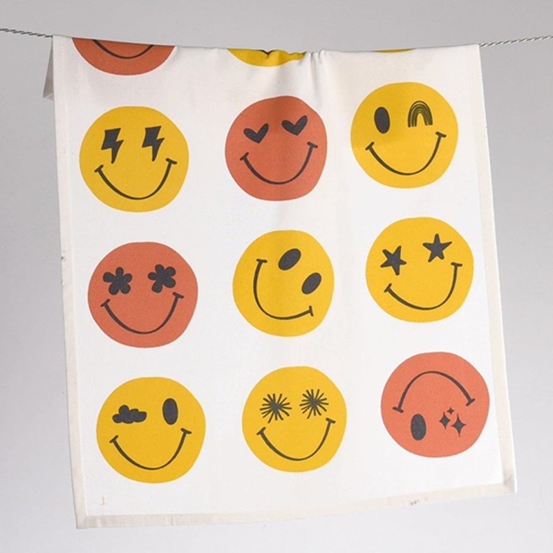 Custom digital printed 100% cotton home textile pattern tea towel can print your design pattern