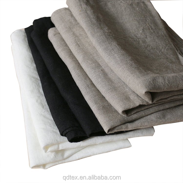 100% Linen Fabric Eco Friendly Fabric Clothing Home Textile Bedding 280cm width Linen Fabrics