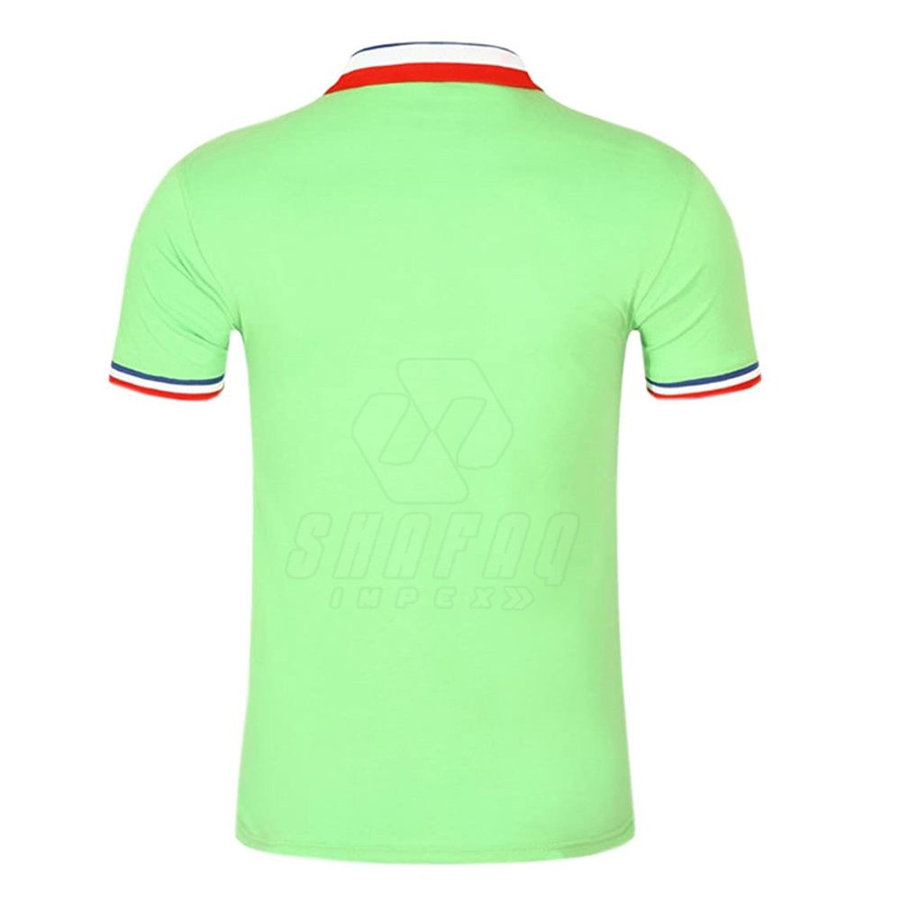 Wholesale Plus Size Men's Polo T-Shirts Cotton/Polyester Quick Dry Light Fabric Printed Pattern New Design