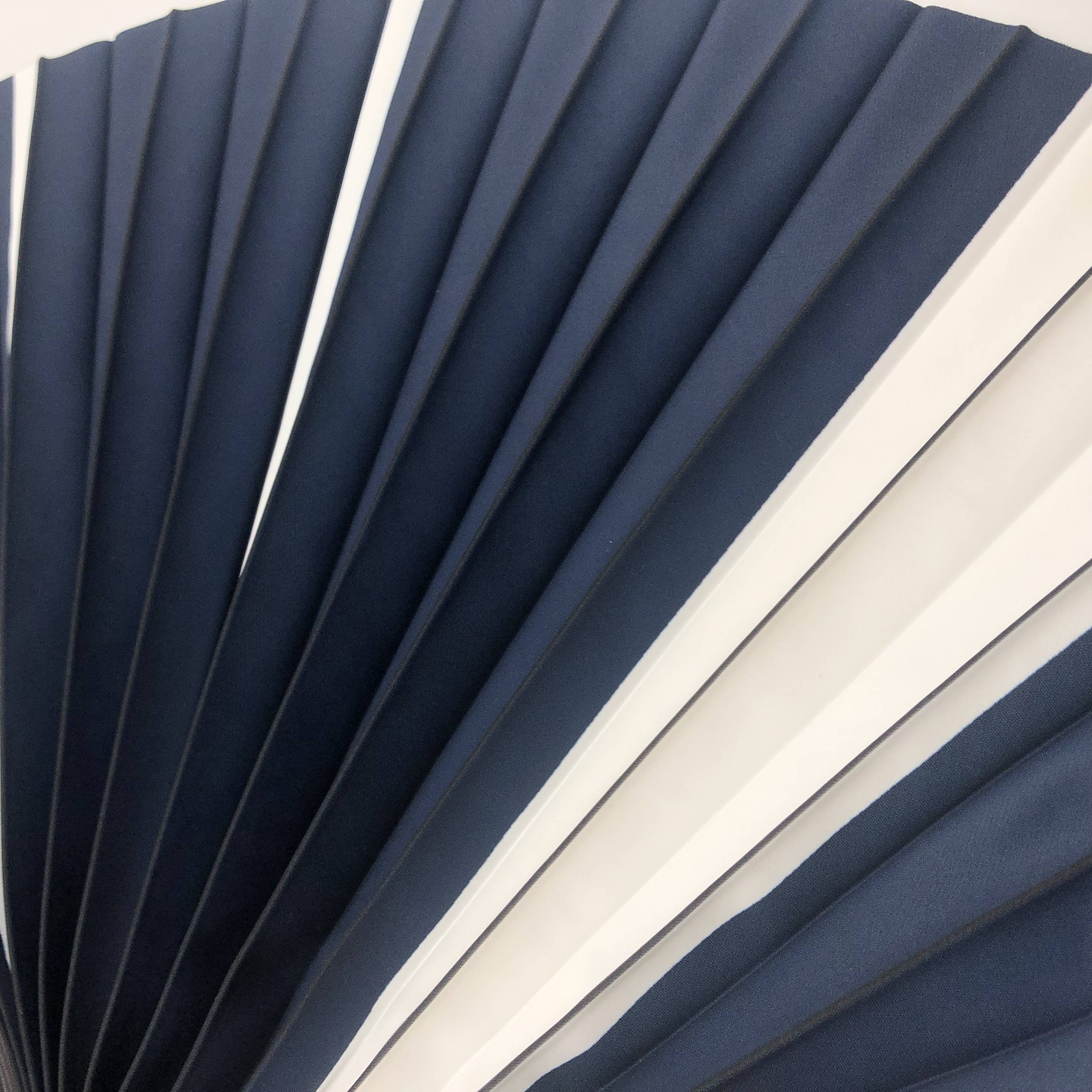 Fancy Pleated Stripe Chiffon Silk Creative Texture Fabric For Dress With Good Drape