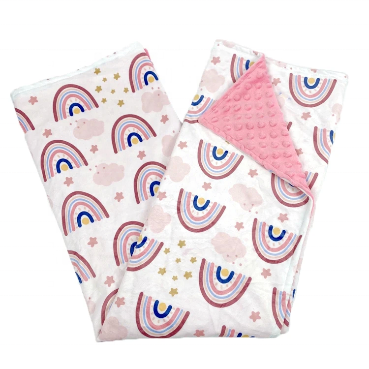 Factory High Quality Baby Blanket Custom Bamboo Fabric Baby Receiving Blanket Silky Soft and Cozy Baby Blankets for Newborns