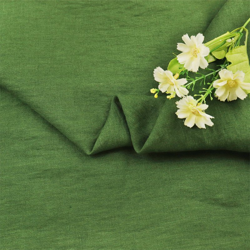 Wholesale Pure 100% Linen Fabric for clothing like girl's dress and shirt
