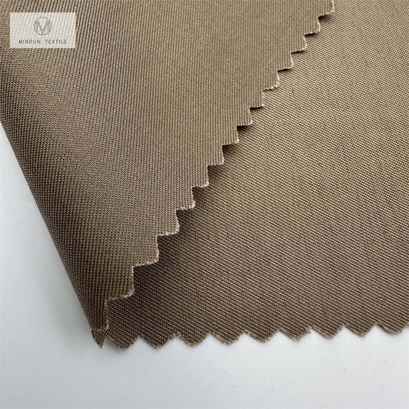 Mindun Wholesale 150 Gsm Bamboo Fiber Fabric 27% Bamboo 70% Polyester 3% Spandex Fabric For Loungewear