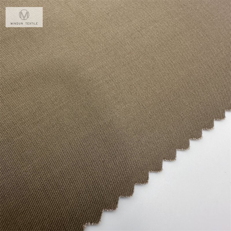 Mindun Wholesale 150 Gsm Bamboo Fiber Fabric 27% Bamboo 70% Polyester 3% Spandex Fabric For Loungewear
