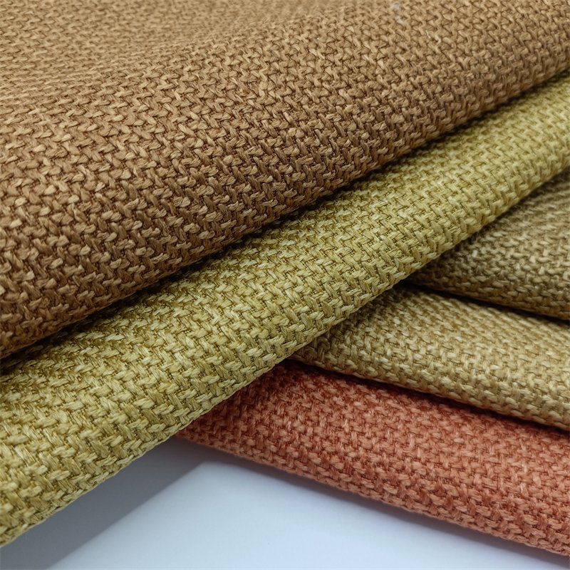 38 Colours In Stock Coarse Hemp Soft Touch Sofa Fabric For Sofa and Curtain Home Decoration Upholstery
