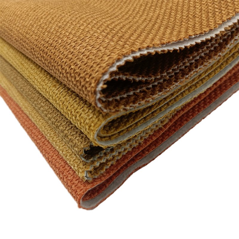 38 Colours In Stock Coarse Hemp Soft Touch Sofa Fabric For Sofa and Curtain Home Decoration Upholstery