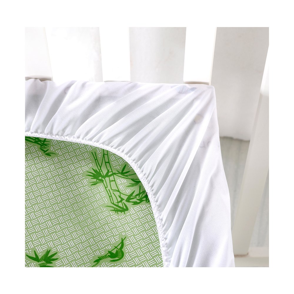 Popular and hot sale Waterproof and easy care bamboo mattress protector with smooth antibacterial material for bedding and hotel