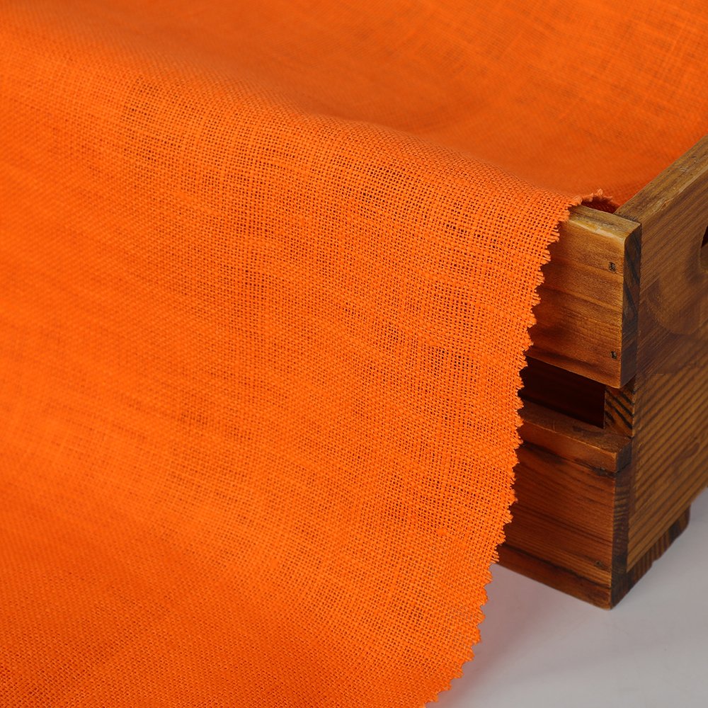 NEW YEAR POPULAR SELLING GOOD SUPPORT TO CUSTOMIZED COLORS QUALITY 100%LINEN PLAIN DYED FABRIC