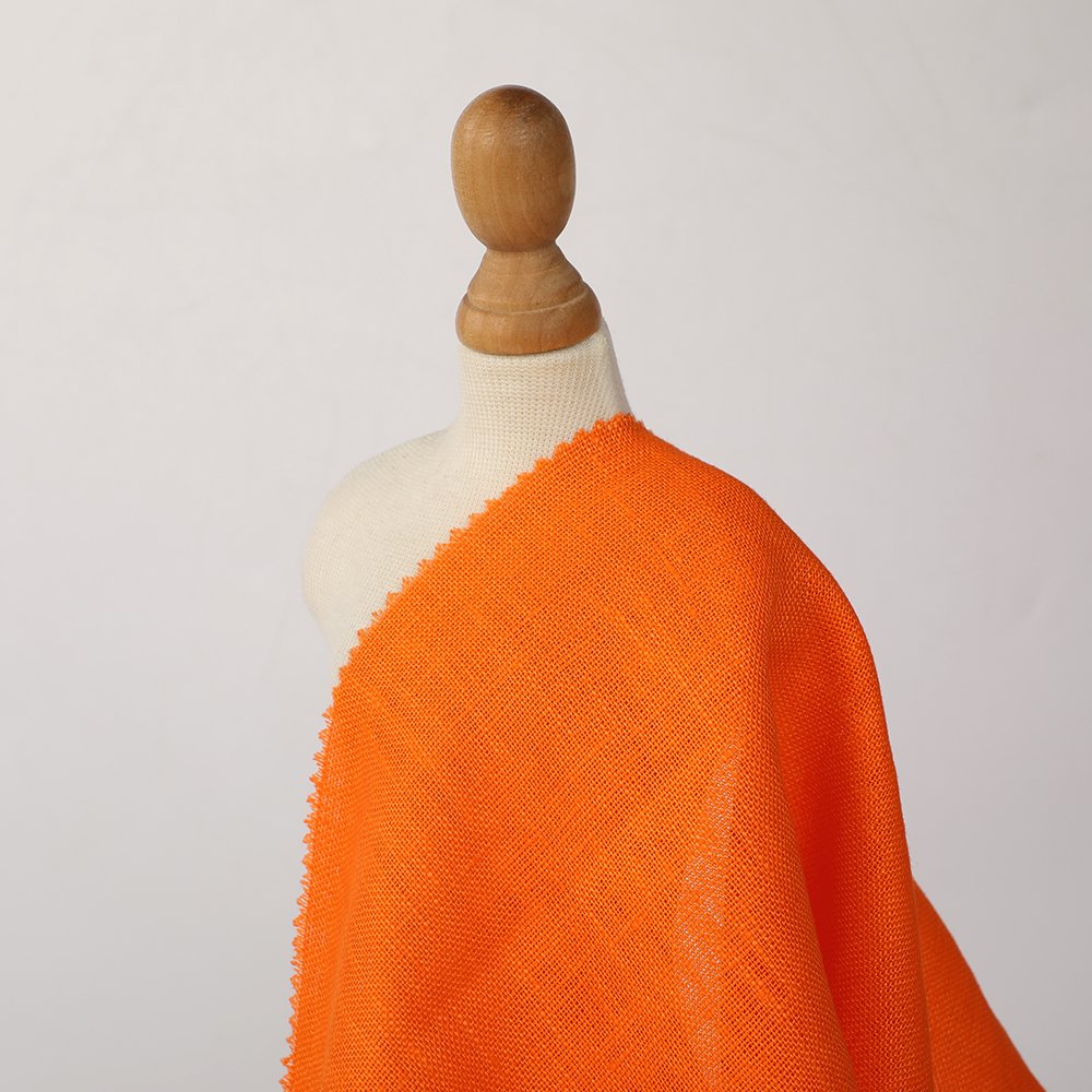 NEW YEAR POPULAR SELLING GOOD SUPPORT TO CUSTOMIZED COLORS QUALITY 100%LINEN PLAIN DYED FABRIC
