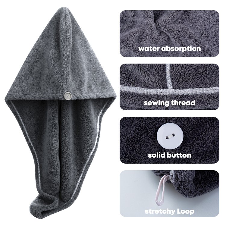 Custom Logo Hair Salon Towels Wholesale Bulk Quick Drying Microfiber Hair Towel Wrap For Women Hair Salon