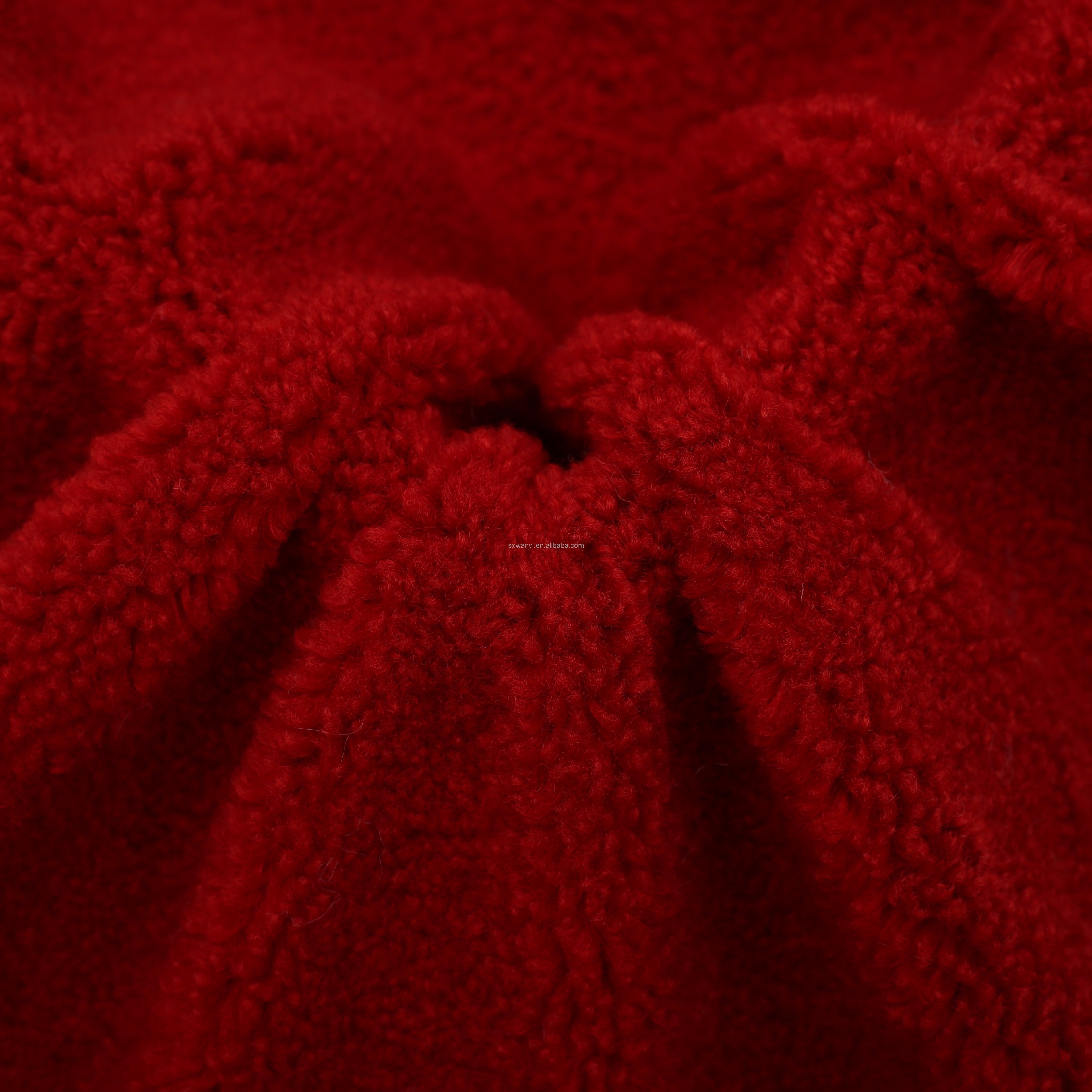 Hot Selling 100% Polyester Recycled Woven Knitted Fabric Wool Tweed Plaid Manufacturer Winter Stock Velvet Fleece Fabric