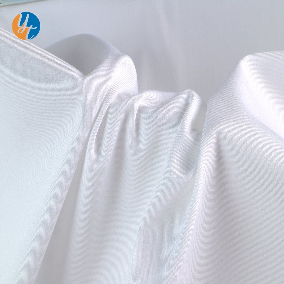 Soft Plain Dyed Bamboo Fiber Fabric Spandex Polyester Elastane Stretch Twill fabrics for Shirts
