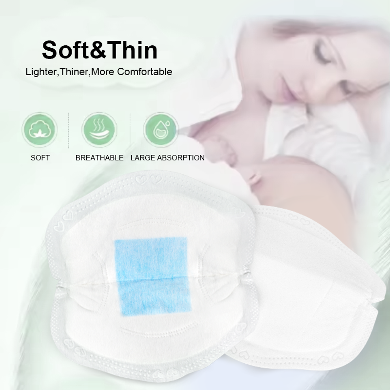 Bestcare hot selling product leakproof design natural bamboo fiber disposable nursing pads for breast feeding