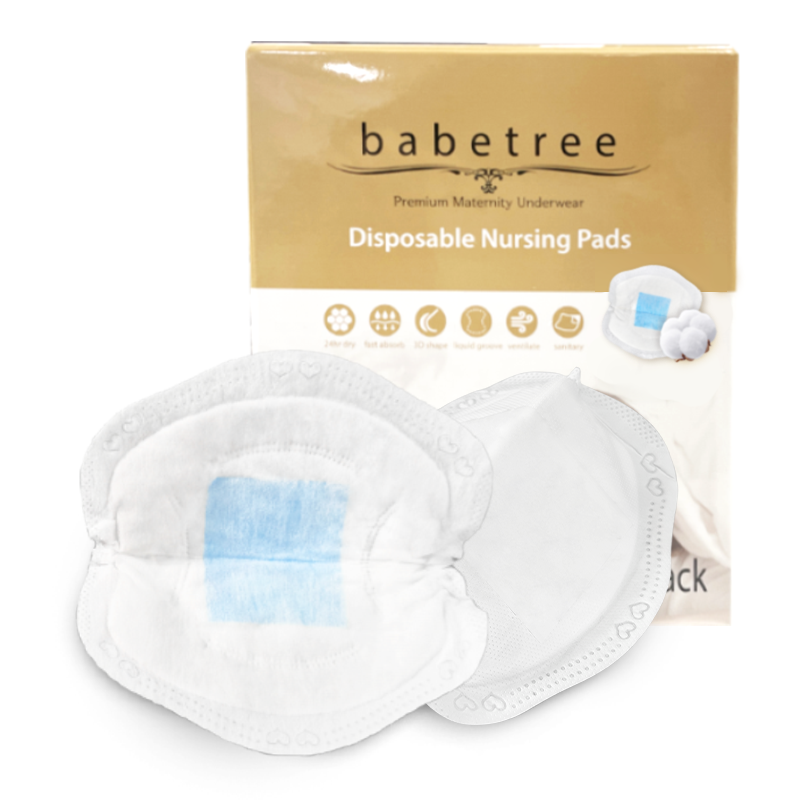Bestcare hot selling product leakproof design natural bamboo fiber disposable nursing pads for breast feeding