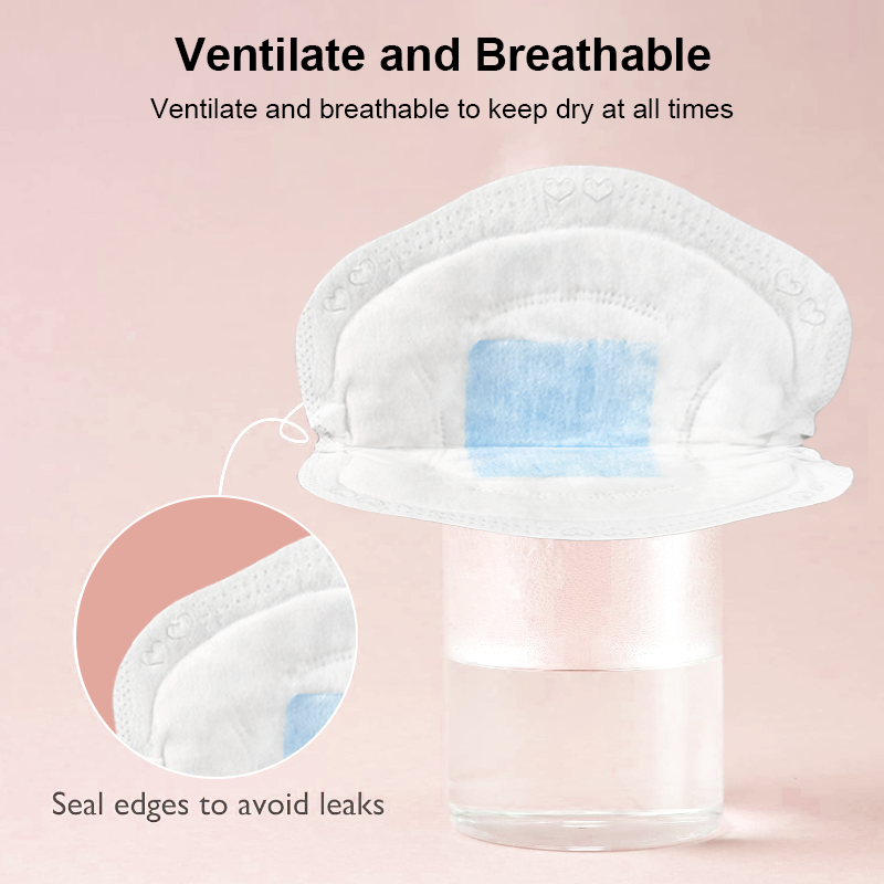 Bestcare hot selling product leakproof design natural bamboo fiber disposable nursing pads for breast feeding