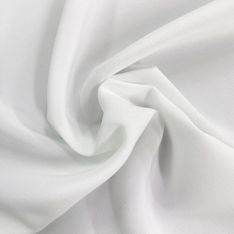 LCDY006 Taiwan Polyester Soft Slight Stretch Chiffon Fabric