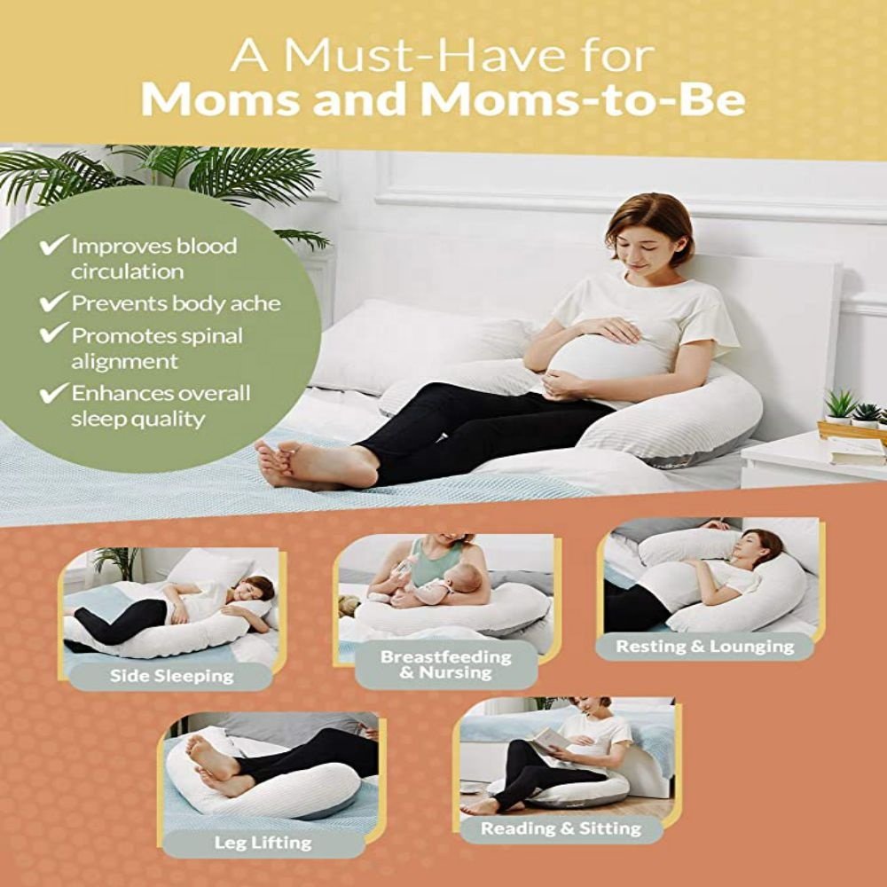 Hot sale U shaped maternity full body pregnancy body pillow