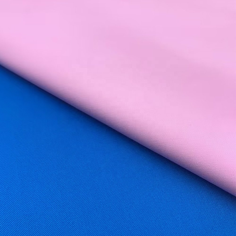 OEM ODM Ronghong Ecofriendly 50 Bamboo 35 Polyester 5 Spandex Twill 2 Way Stretch Fabric 115GSM Bamboo Polyester Fabric