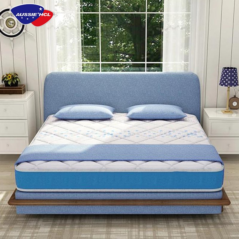 king size bed for hotel pocket spring mattress density royal full/single gel quality high rebonded swirl sleep spring mattress