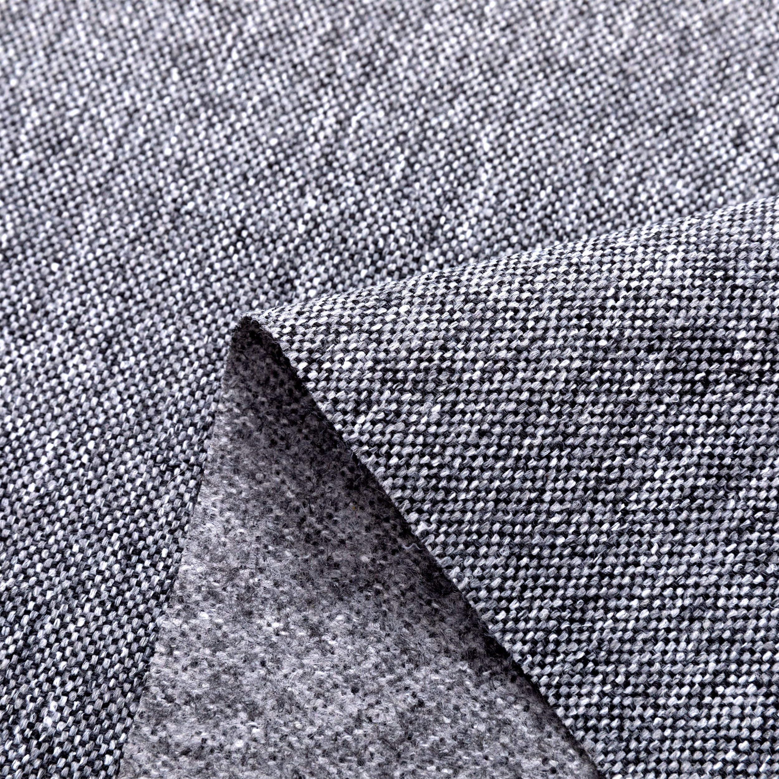 High Quality Waterproof Sofa Fabric Upholstery Yarn Dye Polyester Linen Look Fabric For Sofa and Cushion Cover Furniture Fabric