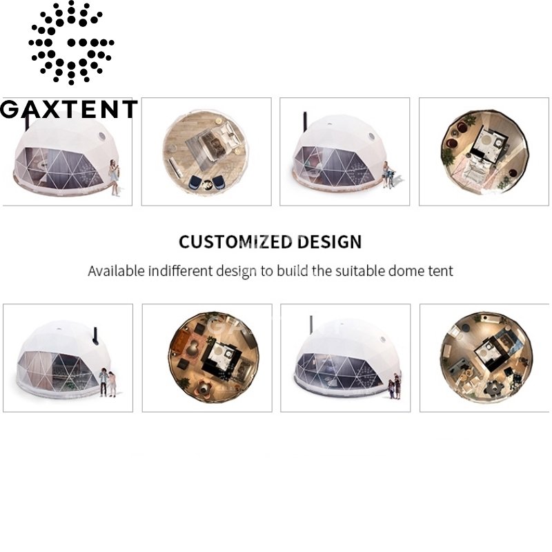 Transparent Geo Dome Tent Huge Size Fitch Coleman Portable Inflatable Resort Camping Waterproof Hotel Luxury