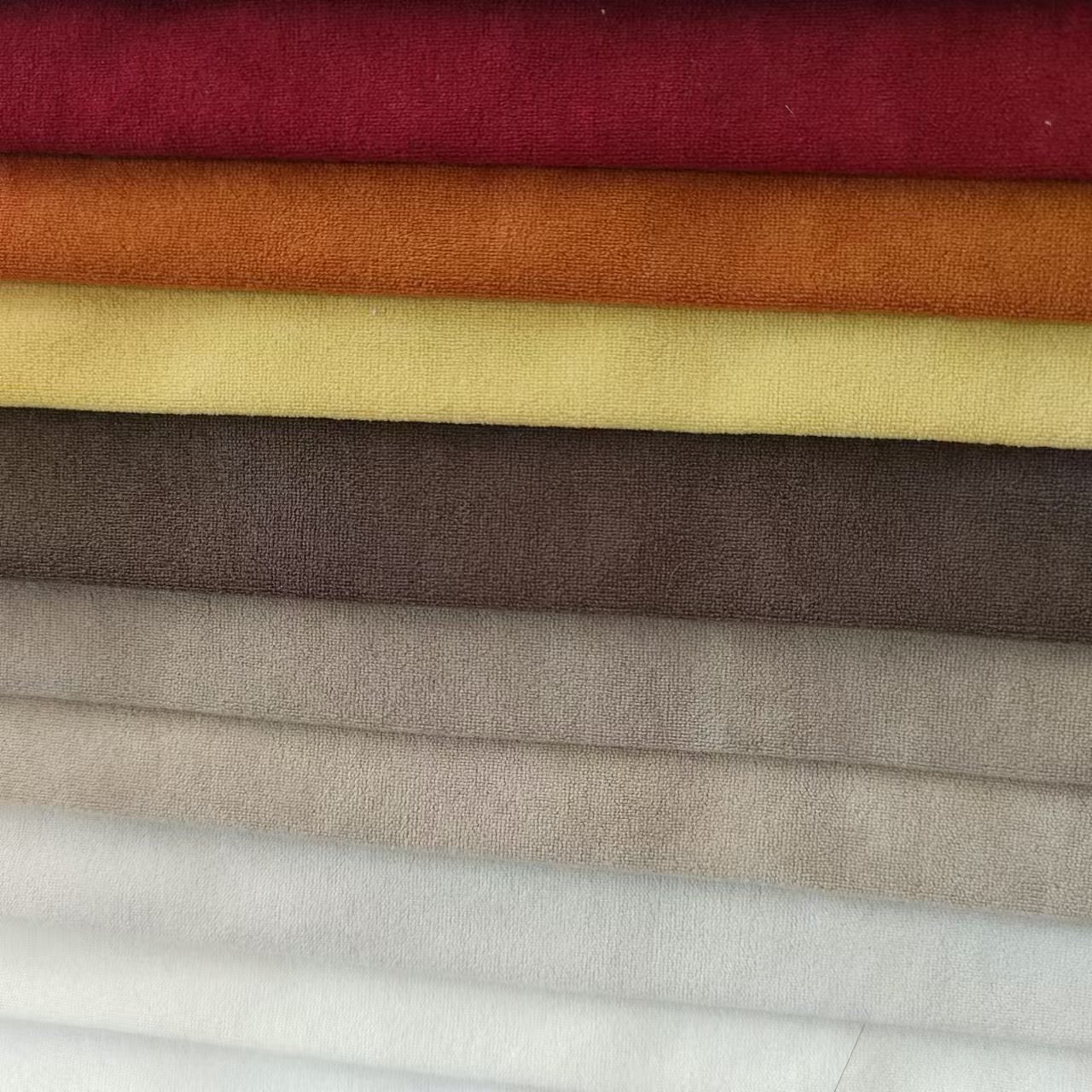 Free Sample velvet Window Blinds holland velvet Blackout Woven Fabrics for Curtains Waterproof Plain Style multi colors Fabric