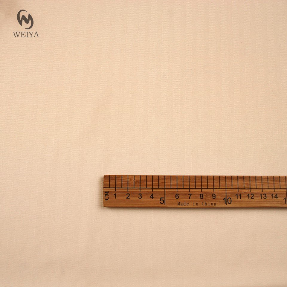 Woven factory custom stretch solids pocket lining herringbone calvary twill bamboo fiber shirting fabric
