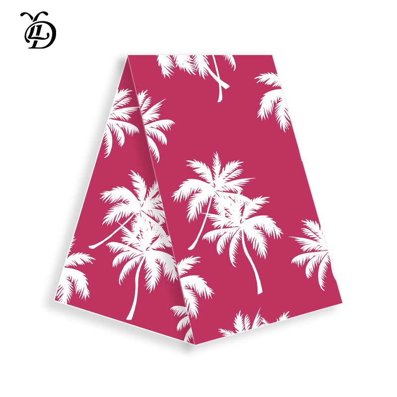 Hawaiian Islander Style Polyester Sunshine Beach Printed 100% polyester fabric for clothing