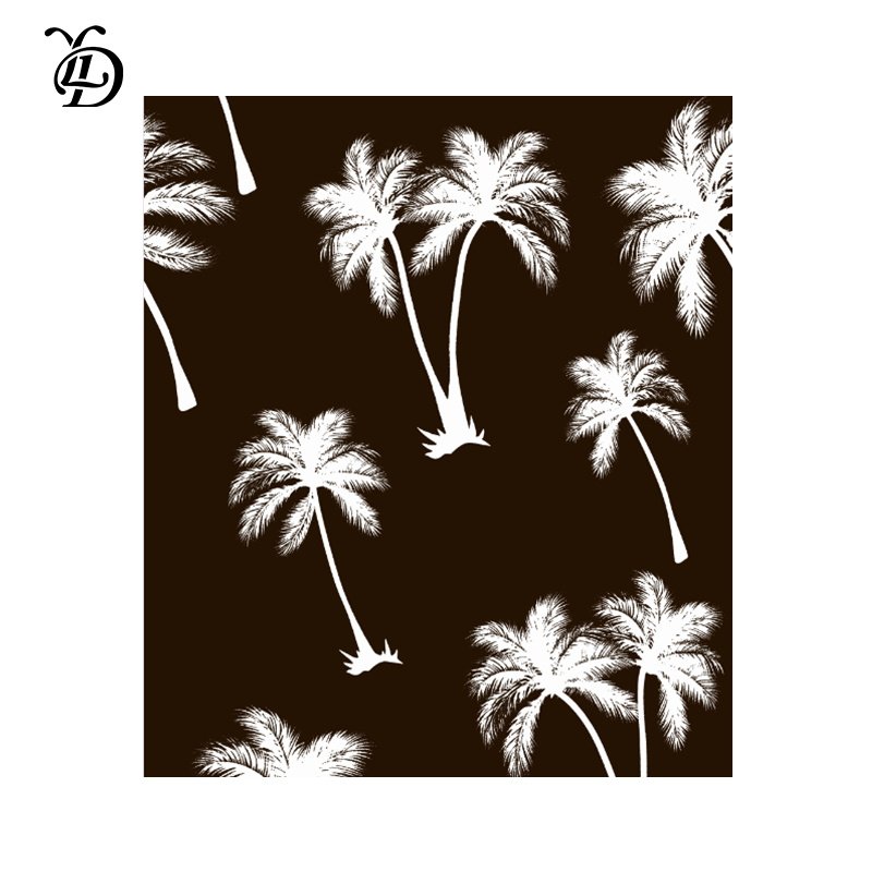 Hawaiian Islander Style Polyester Sunshine Beach Printed 100% polyester fabric for clothing