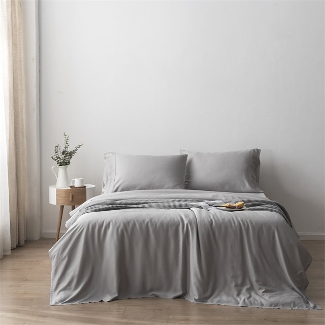 Home Textile bed sheet duvet cover hot-selling 100% viscose from bamboo bed sheet