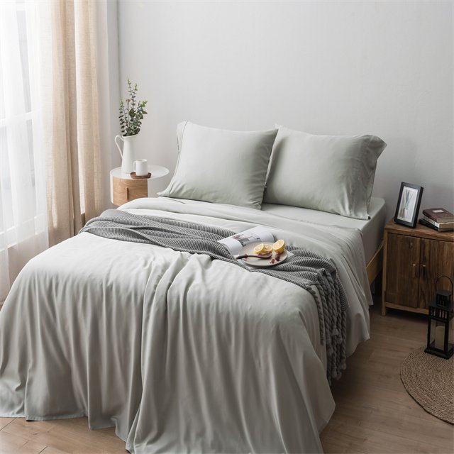 Home Textile bed sheet duvet cover hot-selling 100% viscose from bamboo bed sheet