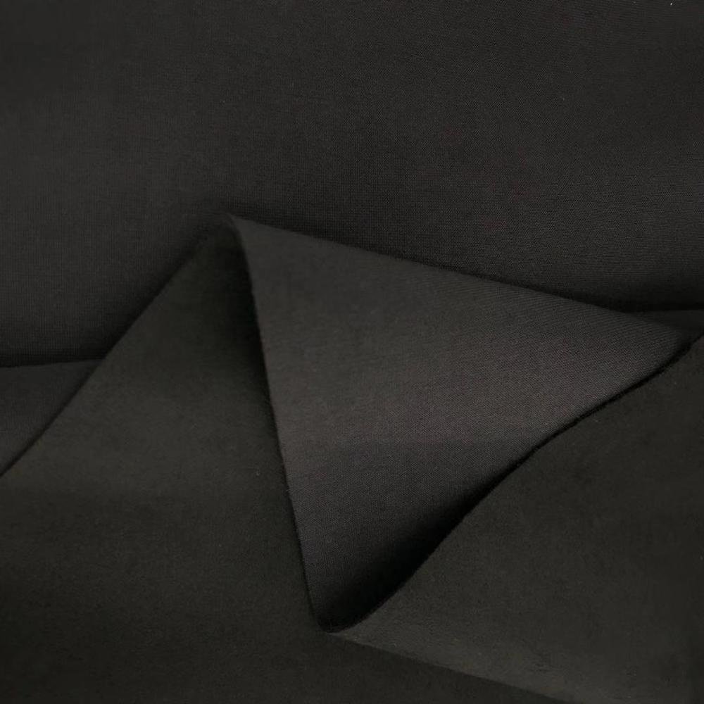 hot sell 100% polyester black suede fabric soft suede fabric material for coat chair