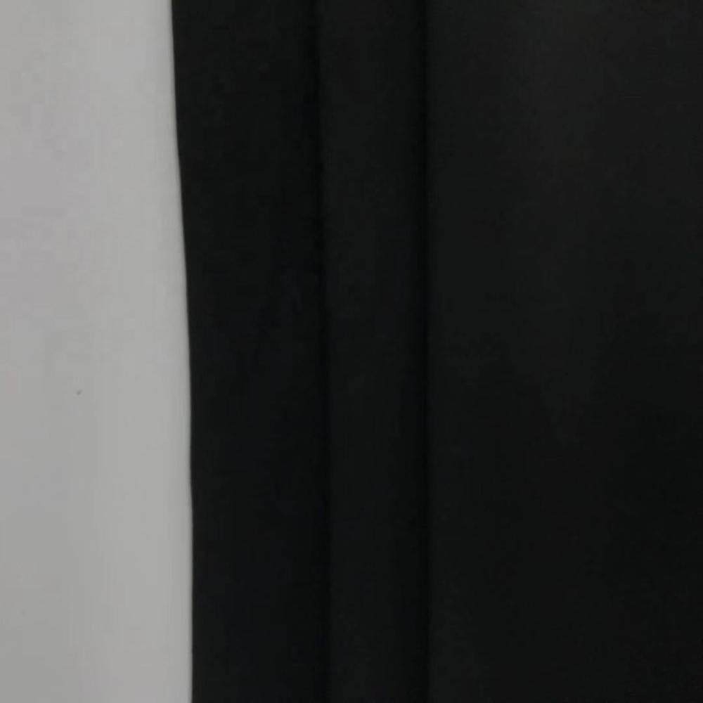 hot sell 100% polyester black suede fabric soft suede fabric material for coat chair