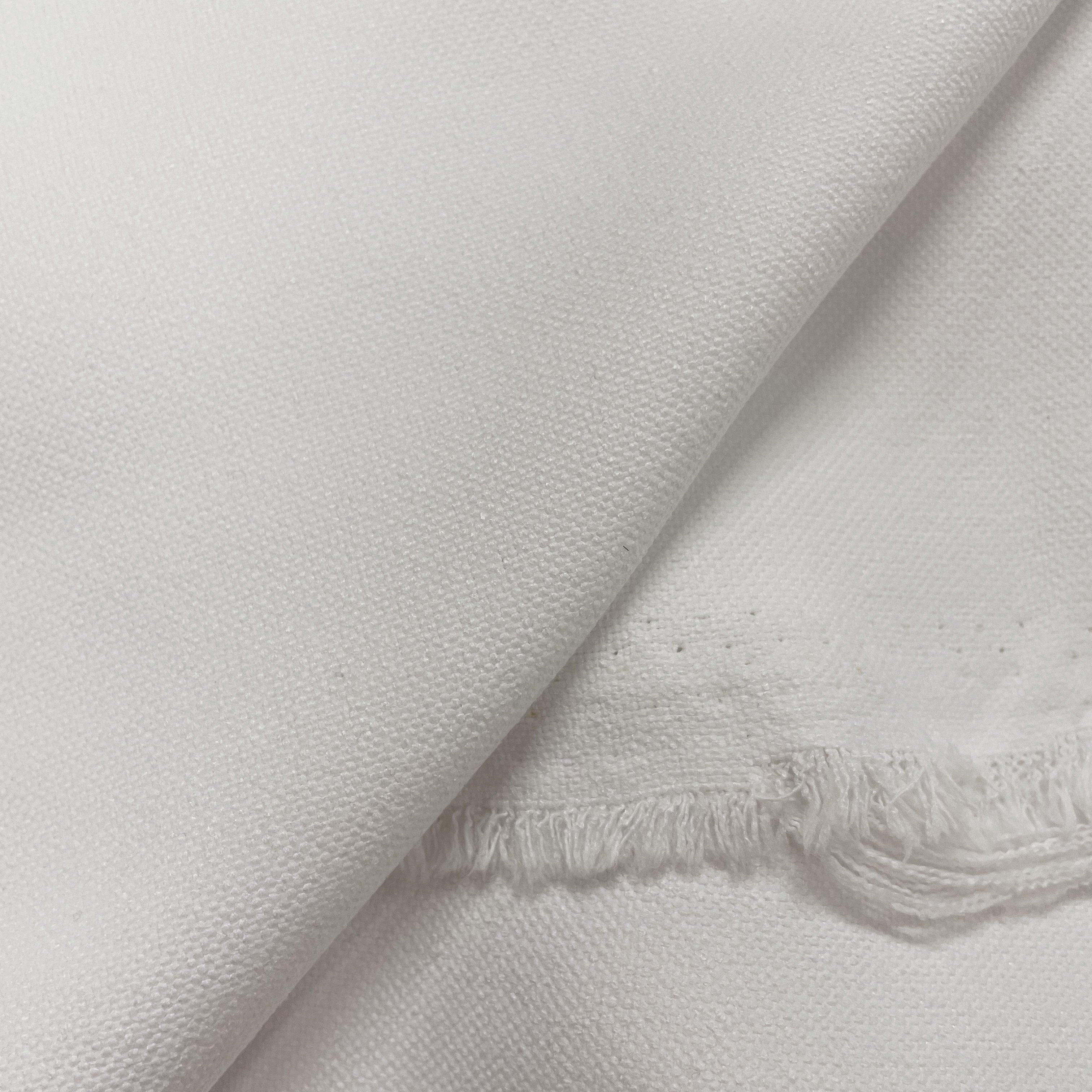 High Quality Upholstery Fabric White 300gsm Cotton Like 100% Polyester Fabric for Heat Transfer